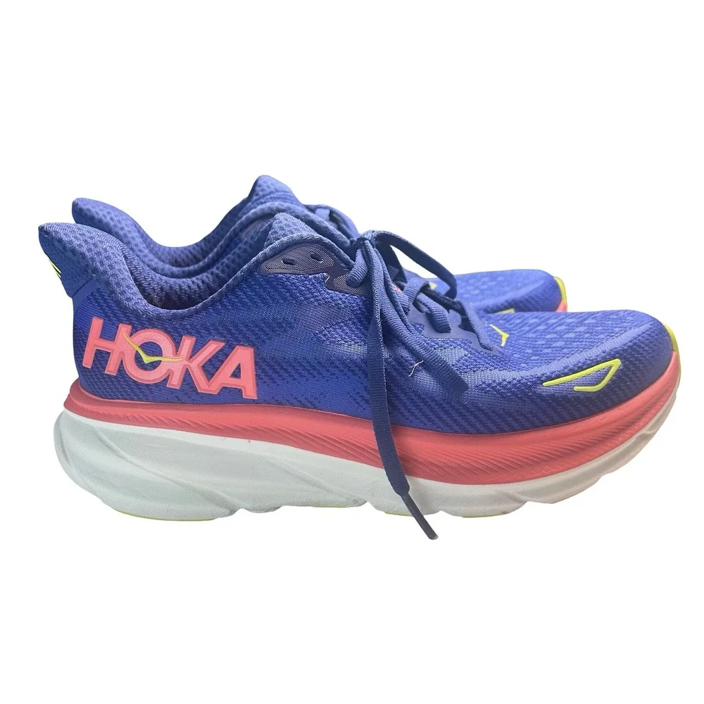 Hoka Clifton 9 Running Shoes Women's Size 7 Trainers Athletic 1132211-BPPY